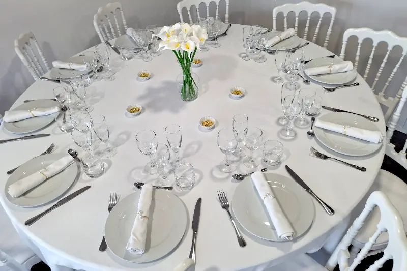 Location de vaisselle mariages réceptions en Dordogne Périgueux | CG-Evenements.