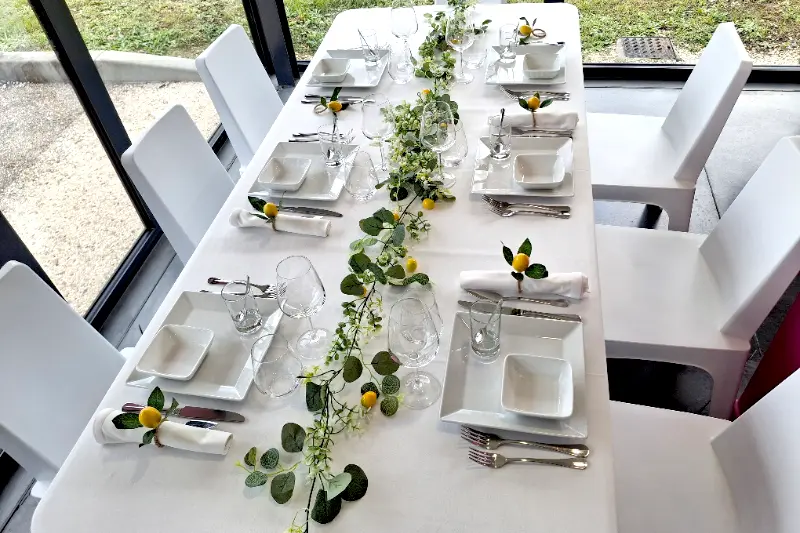 Location de vaisselle mariages réceptions en Dordogne Périgueux | CG-Evenements.